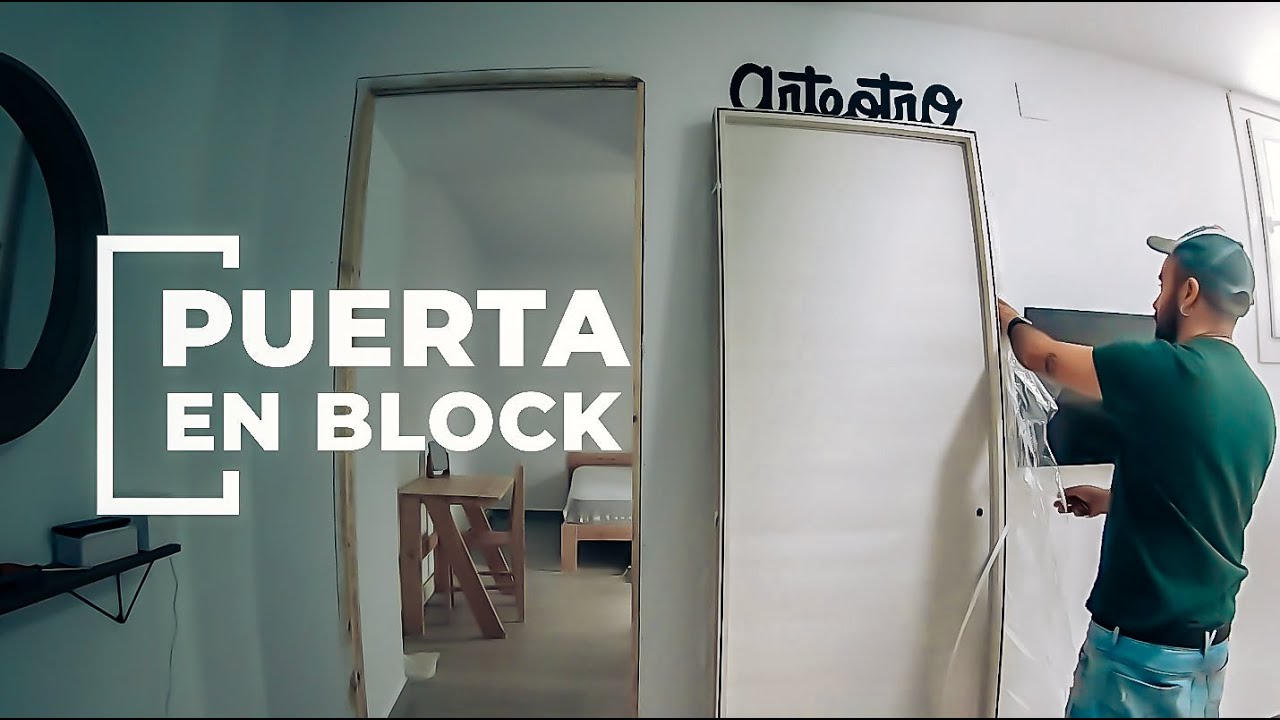 Cómo INSTALAR una PUERTA en BLOCK 🚪