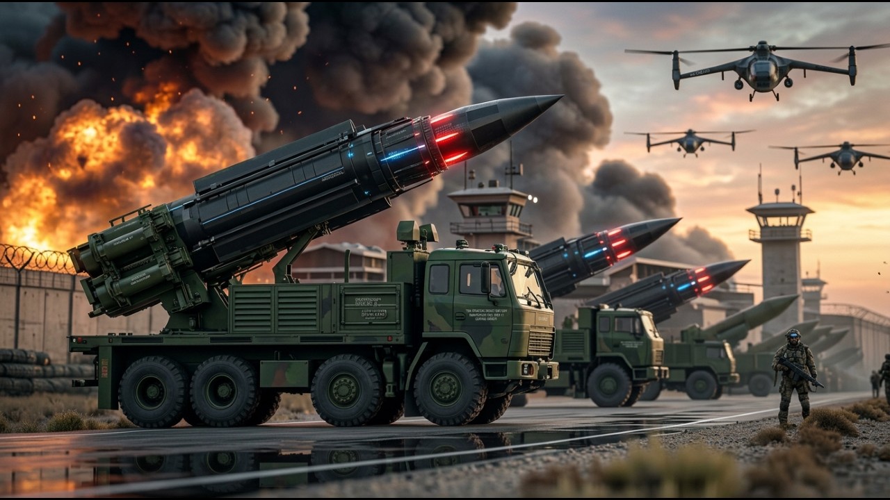 2 минуты назад! Иран запустил 6000 баллистических ракет по военным базам, посмотрите, что произошло!