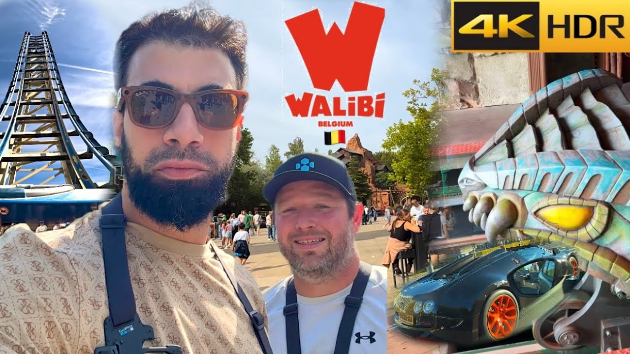 Belgium’s BEST THEME PARK! Walibi Belgium VLOG 4K HDR