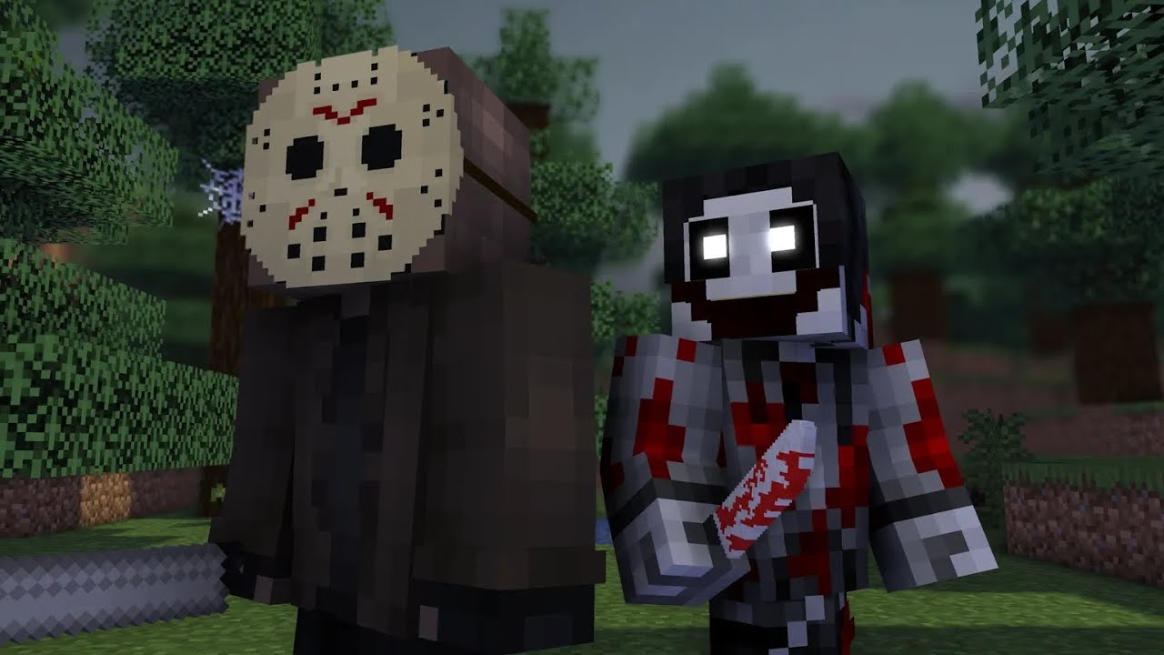 Jason Voorhees vs Jeff the killer | Minecraft animation | Friday The 13th