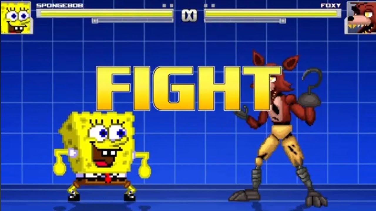 SpongeBob vs. Foxy | SpongeBob Squarepants vs. FNAF | M.U.G.E.N