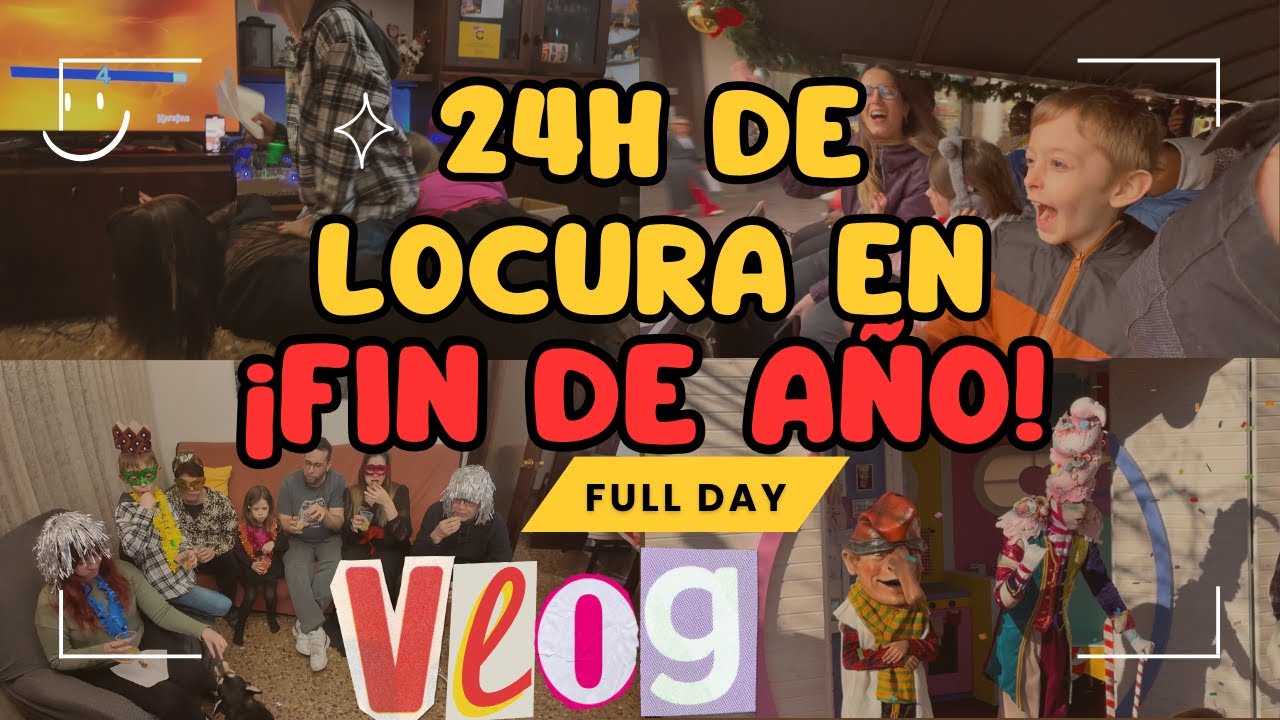 ¡24 HORAS DE LOCURA EN FIN DE AÑO! 🎉✨ | Vlog Full Day