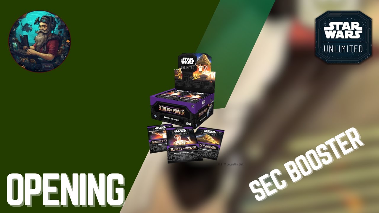 Legendary Jagd! Star Wars Unlimited SECRETS OF POWER Display + Weekly Play Booster Opening