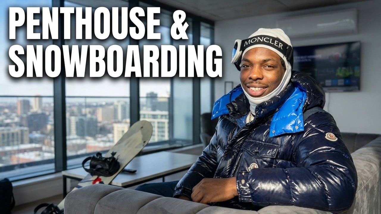 Bought a Penthouse at 23 & went skiing in a $10,000 jacket