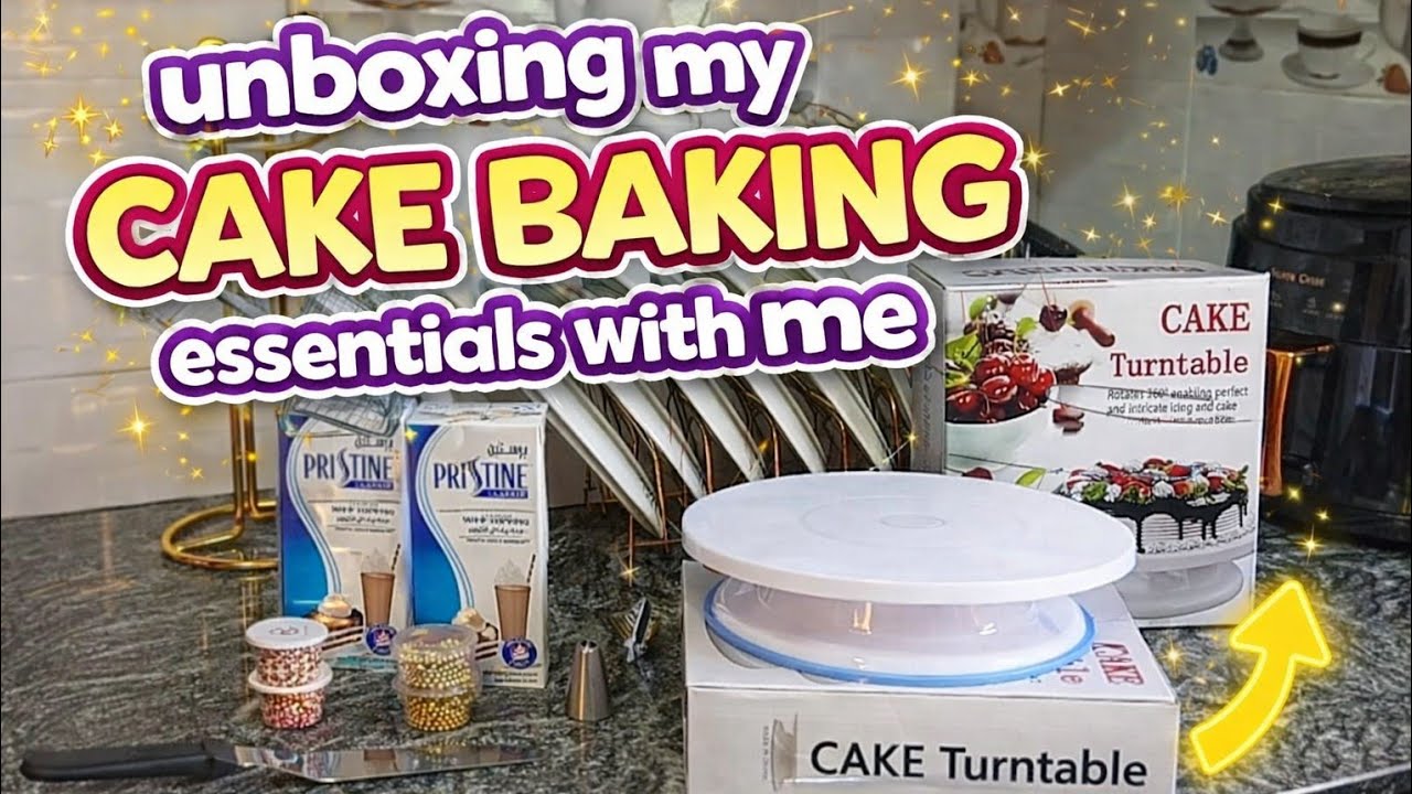 New Cake Tools & Decorations – Unbox With Me! 🎀✨