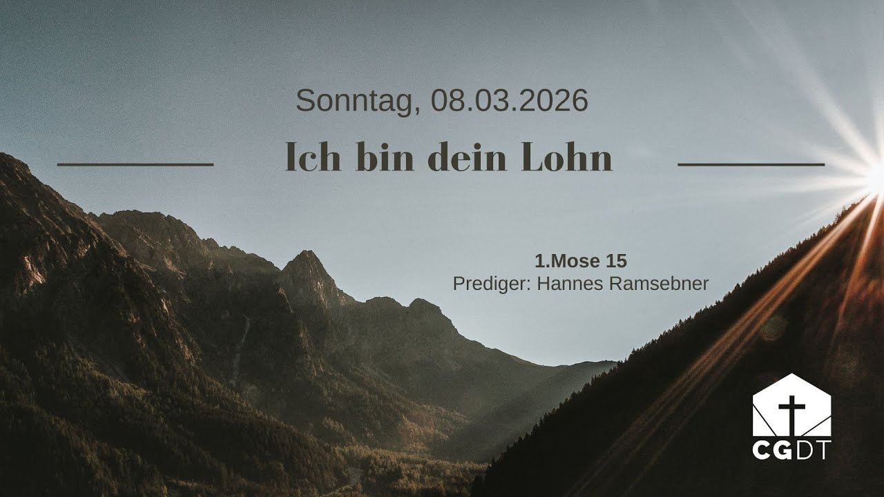 Predigt 01.03.2026 | 1. Mose 15 | Ich bin dein Lohn