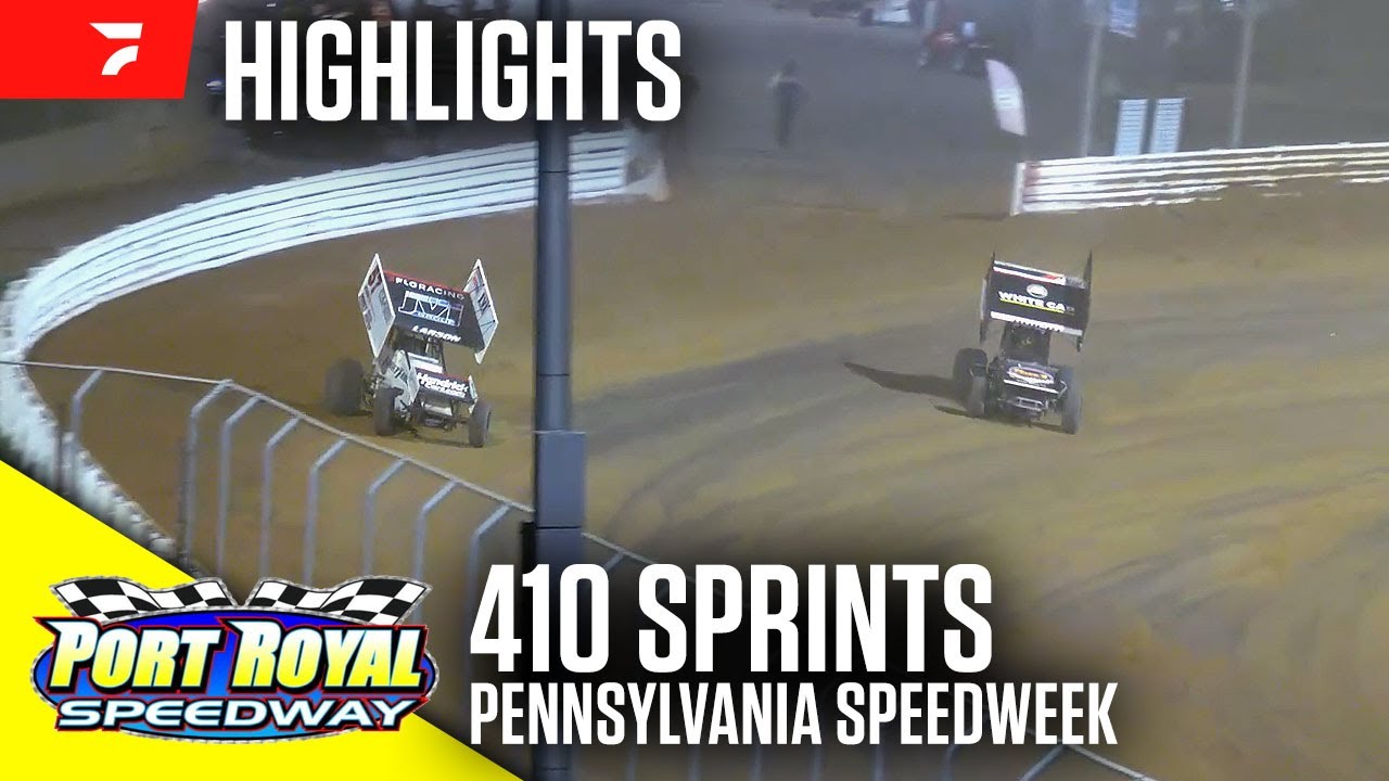 Pennsylvania Speedweek | 410 Sprints at Port Royal Speedway 7/2/25 | Highlights
