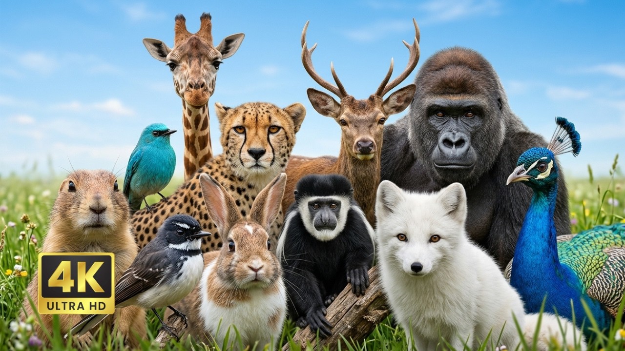 Mischievous Secret Animals – Lion, Cow, Horse, Goat, Rabbit | Authentic Audio | No Music [60 FPS]