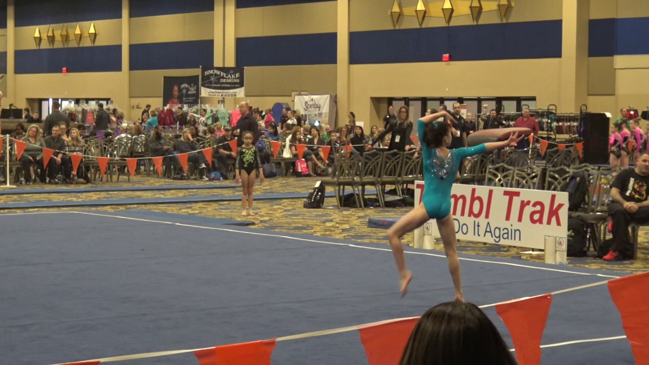 USAG Level 7 Floor Routine 9.700 1st Place| 2017 Brestyans Las Vegas Invitational | Grace Lim