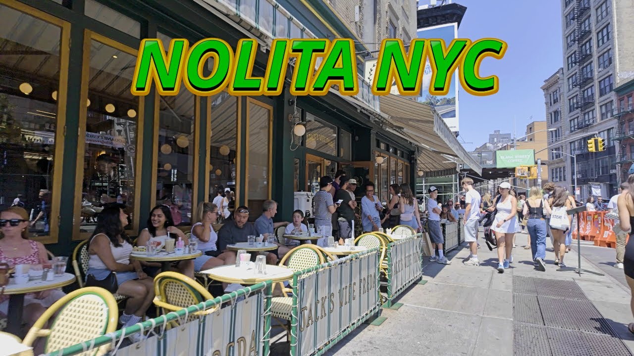 【4K】𝐖𝐀𝐋𝐊 🇺🇸 Exploring NOLITA in New York City 🚕🗽🌭