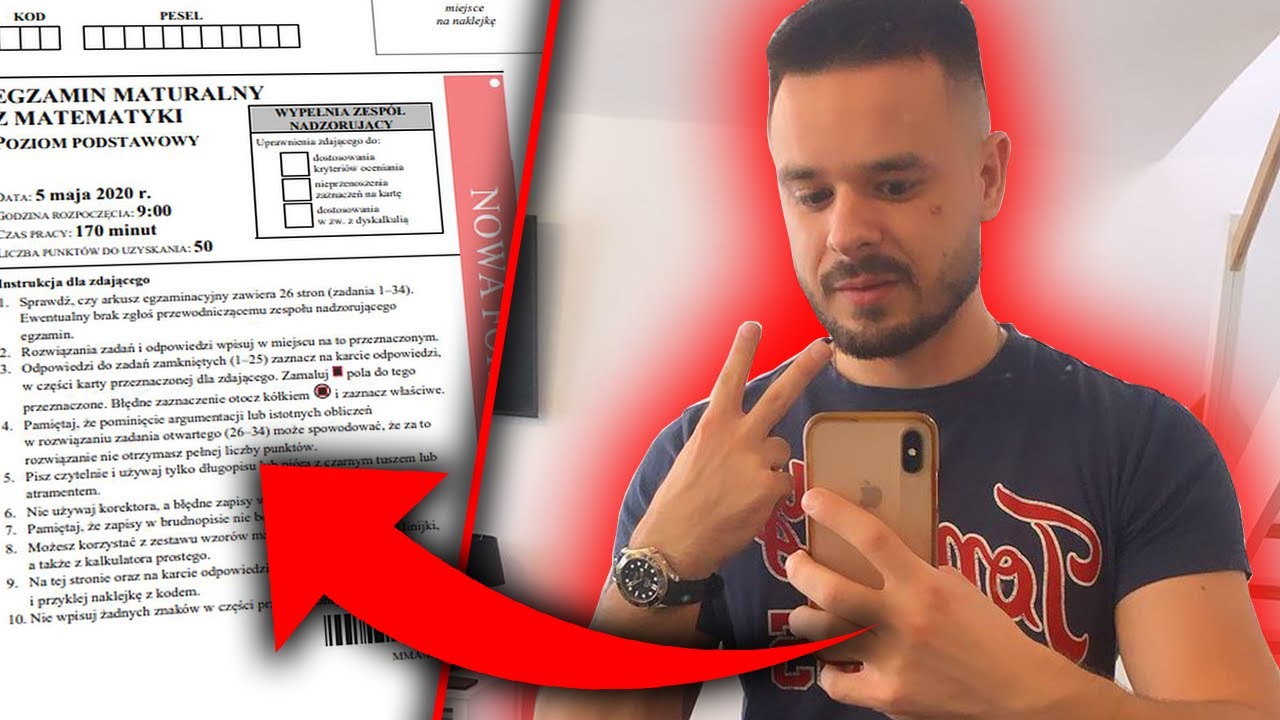 TAKEFUN ŚCIĄGAŁ NA MATURZE *OPOWIADA HISTORIE*