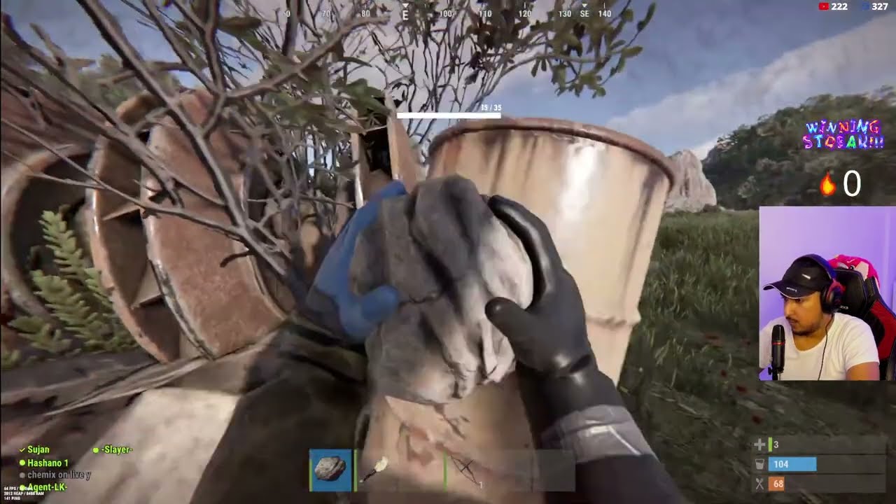 පිටරට උන් ඔක්කොම ඉන්න මෙන්න රියල් රස්ට් | Rust Gameplay Sinhala
