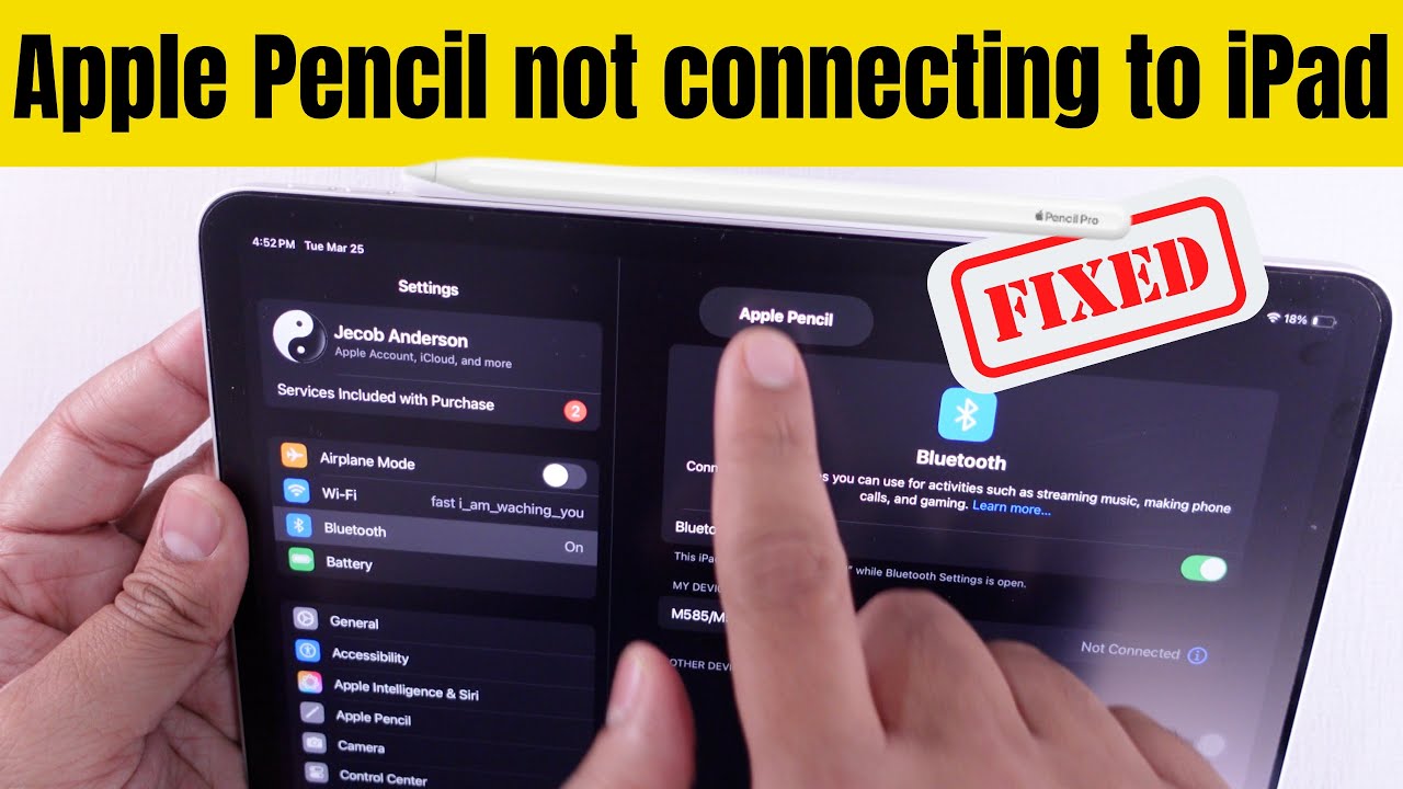 Apple Pencil not Connecting to iPad (Fixed 2026)
