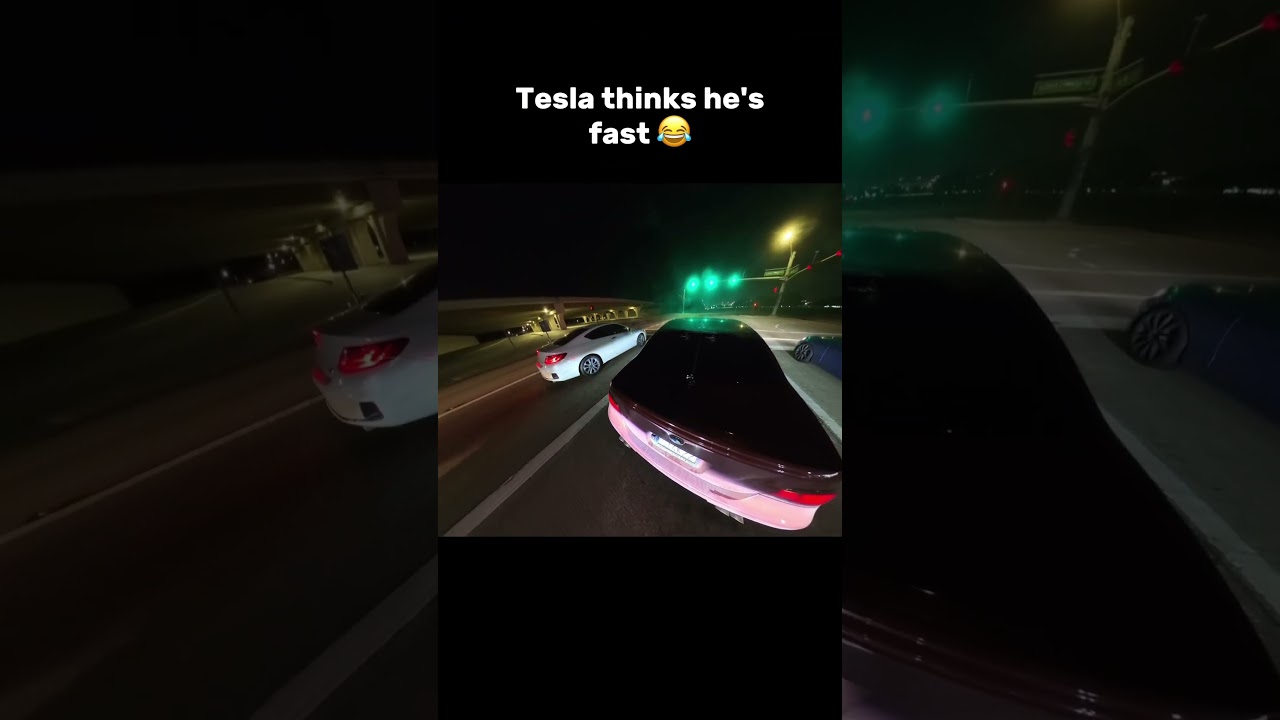 Tesla is no match for the BMW M5 V10 😂
