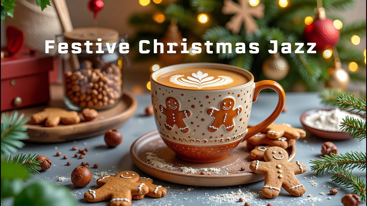 Festive Christmas Jazz 🎄 Cafe Bossa Nova - Soothing Coffee Shop to Relax, Study & Sleep