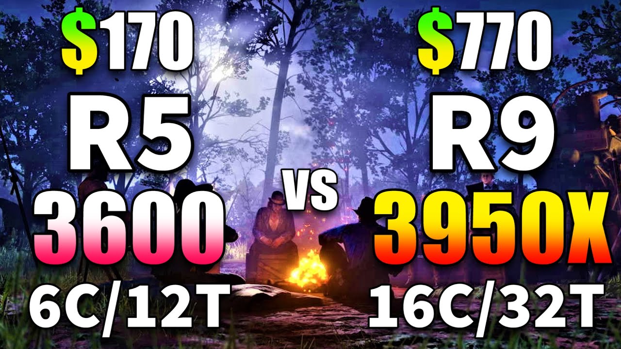 Ryzen 5 3600 vs Ryzen 9 3950X | Do You Need Extra Expensive CPU for PC Gaming ???
