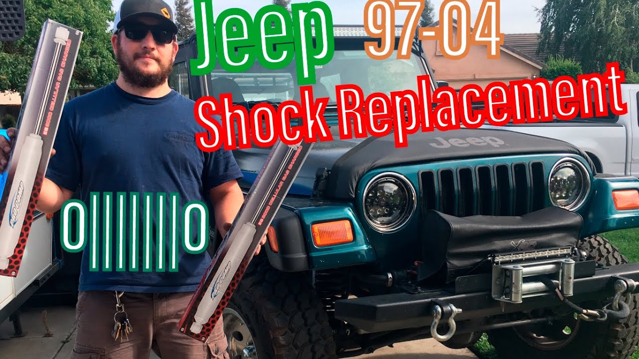 DIY How To Replace All Front & Rear Shocks On Jeep Wrangler TJ 1997-06 Procomp Rancho Bilstien Fox