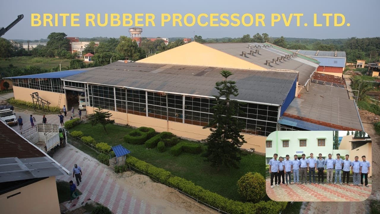 Brite Rubber Factory video| ISNR/TSR Plant| Tripura, India