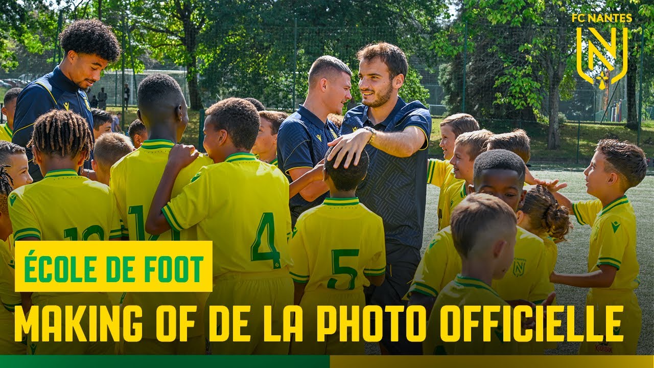 École de foot : le making-of des photos officielles !