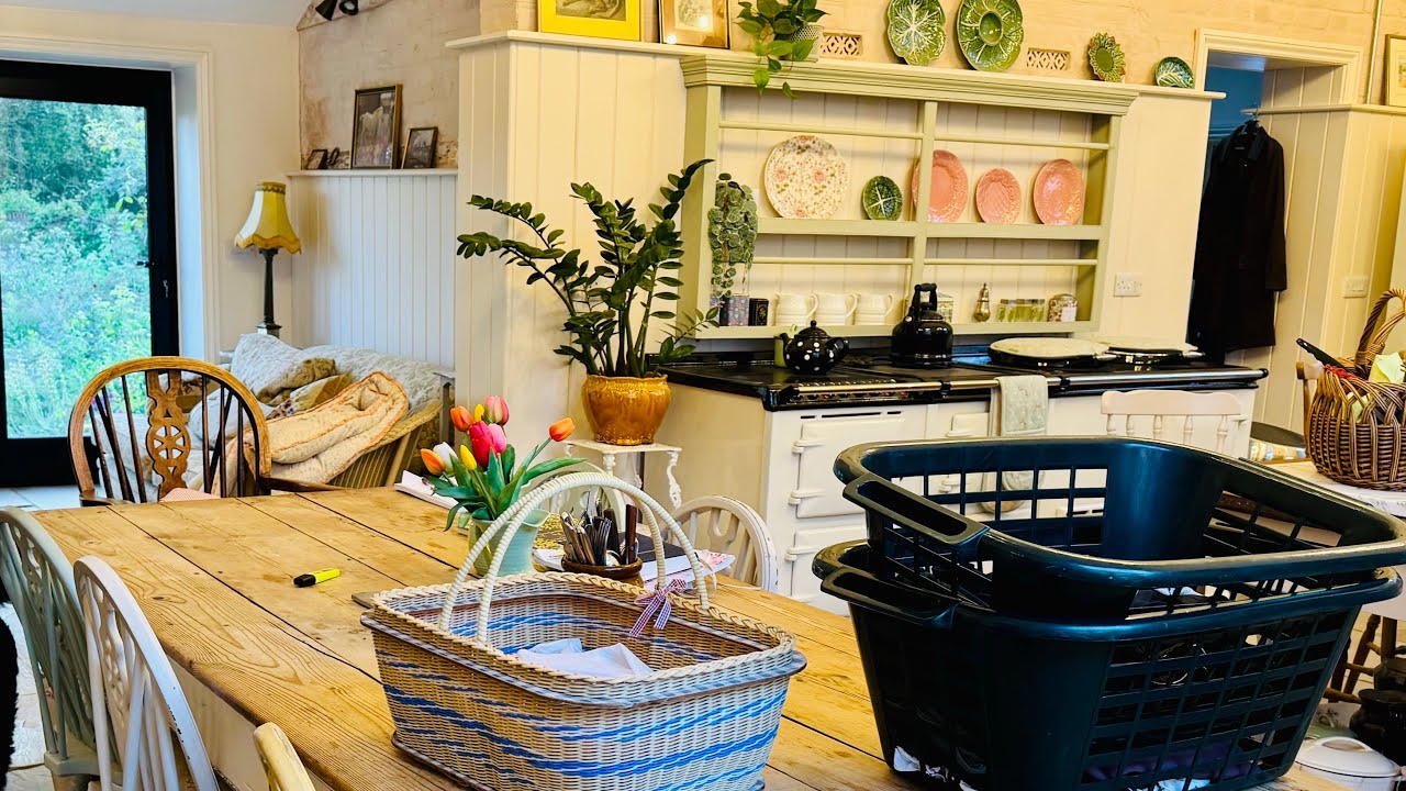 Early Morning Routine House Reset Before Work | Clean With Kate #earlymorningstudyroutine #cleaning
