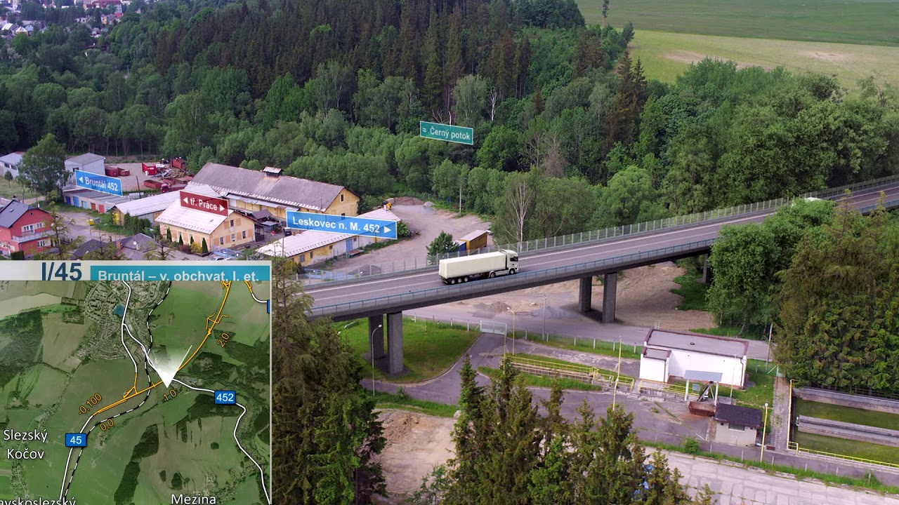 ŘSD ČR - Silnice I/45 Bruntál - východní obchvat, I. etapa