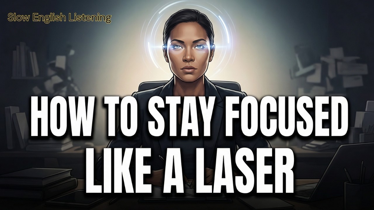 How to Stay Focused Like a Laser | Learn English Through Motivation | English Listening Practice