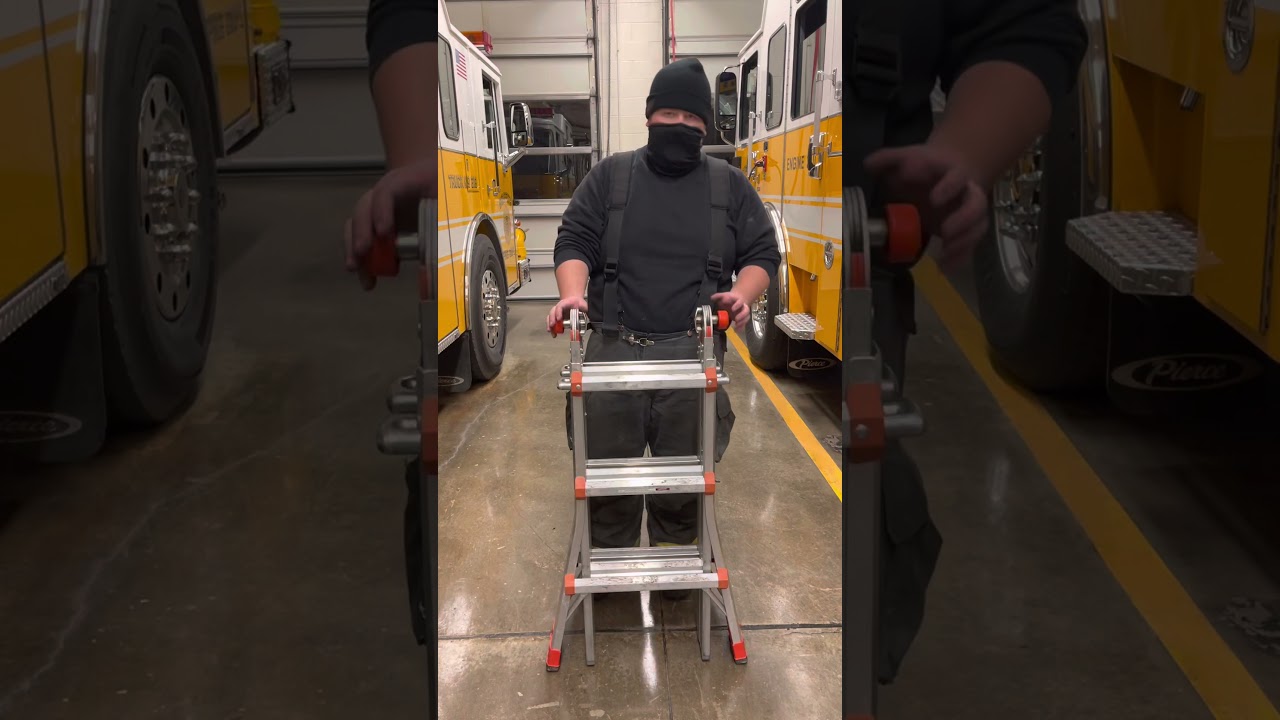 Deploying Little Giant Ladder