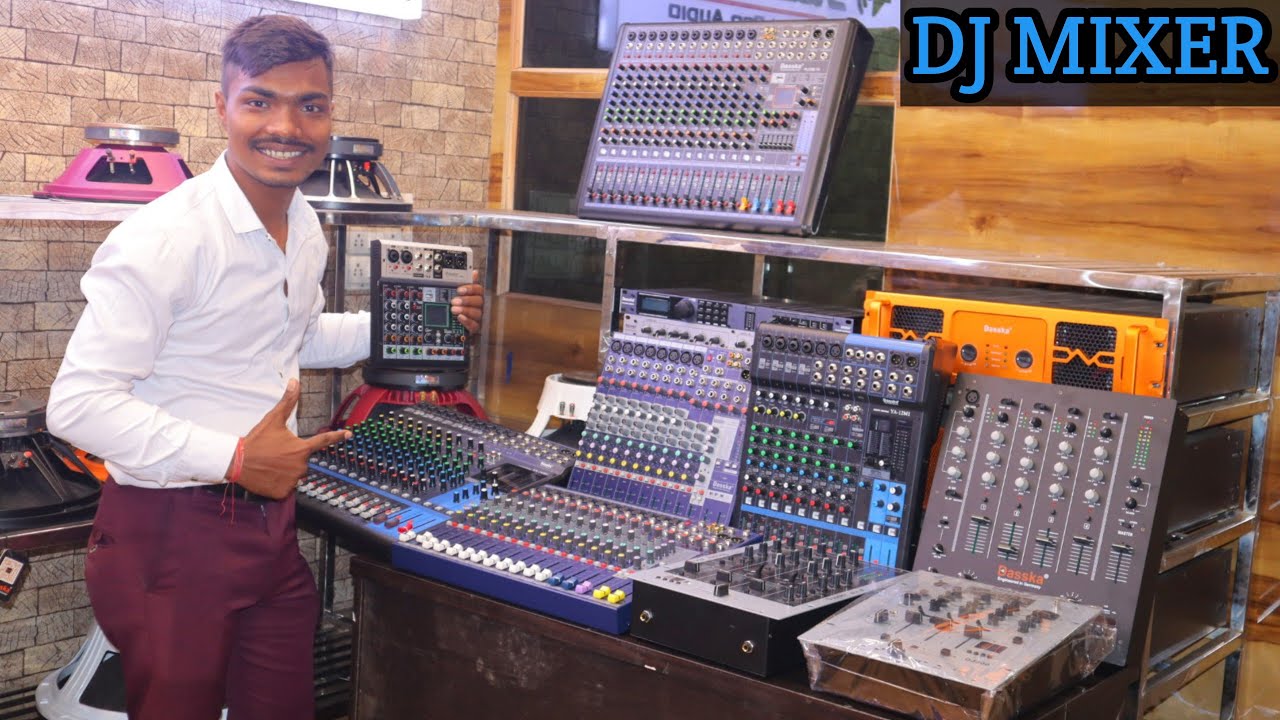Dasska all DJ Mixer| बेस्ट क्वालिटी | 3,4,8,12,16, channel dj mixer | @S.K. Raj DJ Sounds