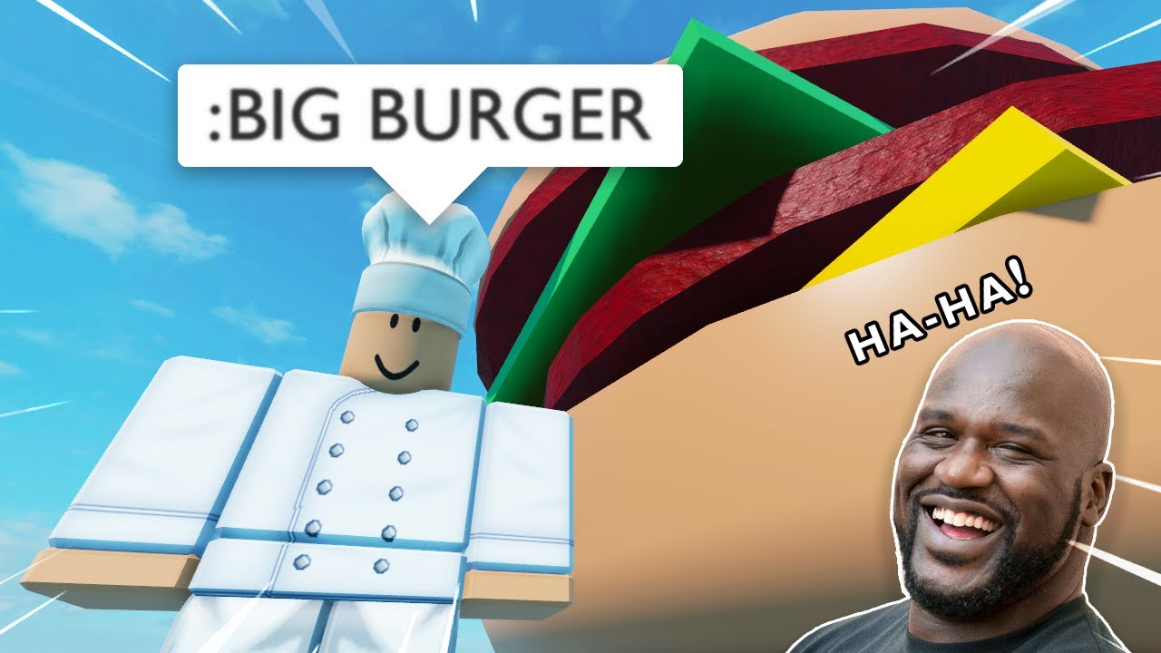 (ПОЛНОМОЧИЯ АДМИНИСТРАТОРА) Roblox Cook Burgers: Самый большой бургер *смешно*