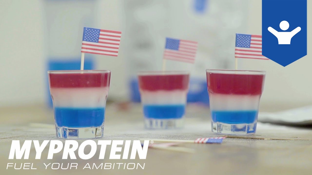Myprotein BCAA Jello Shots Rezept zum Independence Day