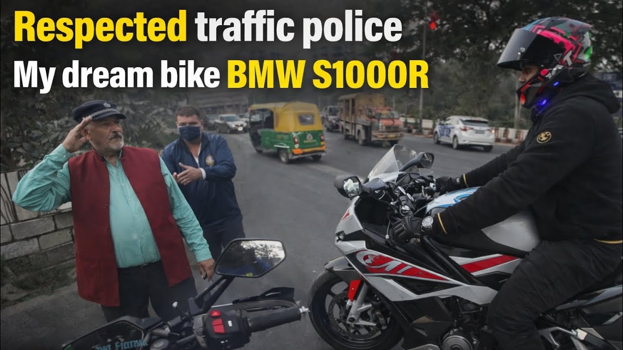 Real Heroes on Road | Police Respect & BMW S1000RR Dream 🖤