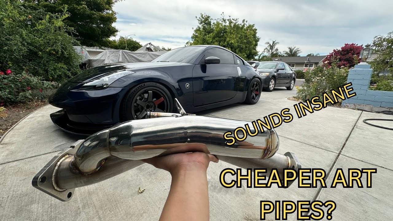 350Z GETS EBAY ART PIPES (SOUND CLIPS)
