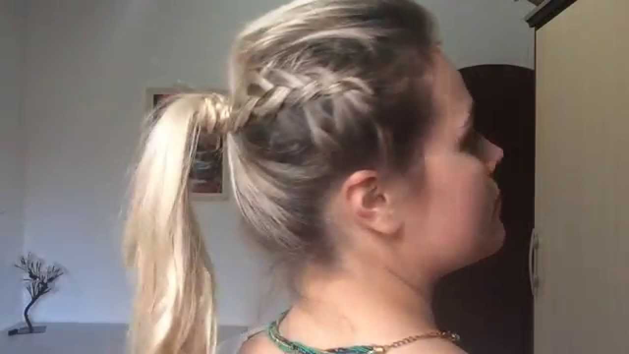 #12 - Rabo de cavalo com tranças nas laterais!