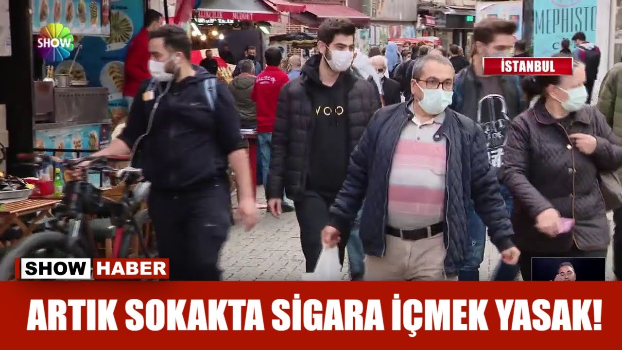 Artık sokakta sigara içmek yasak!