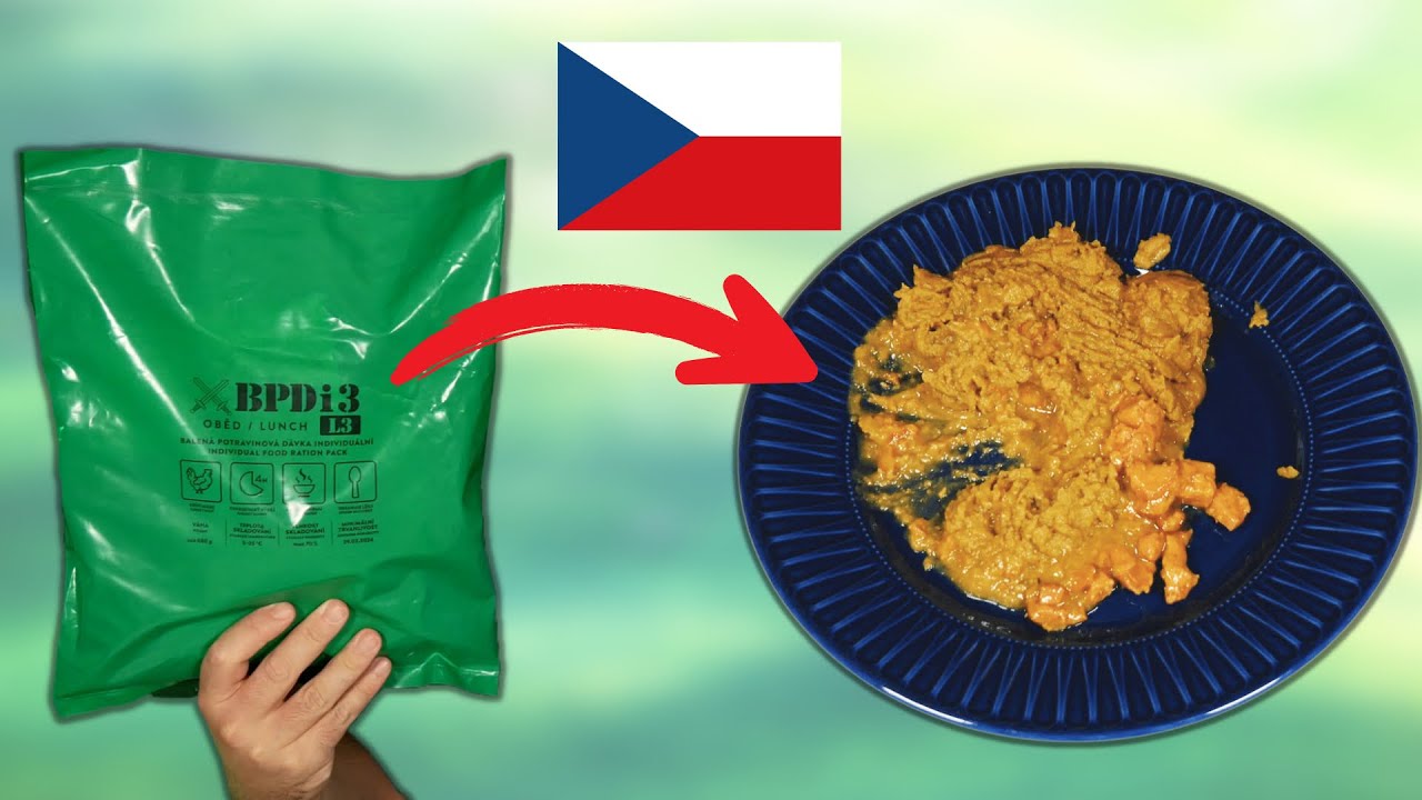 OCHUTNÁVKA další POTRAVINOVÉ DÁVKY MRE Českých vojáků!