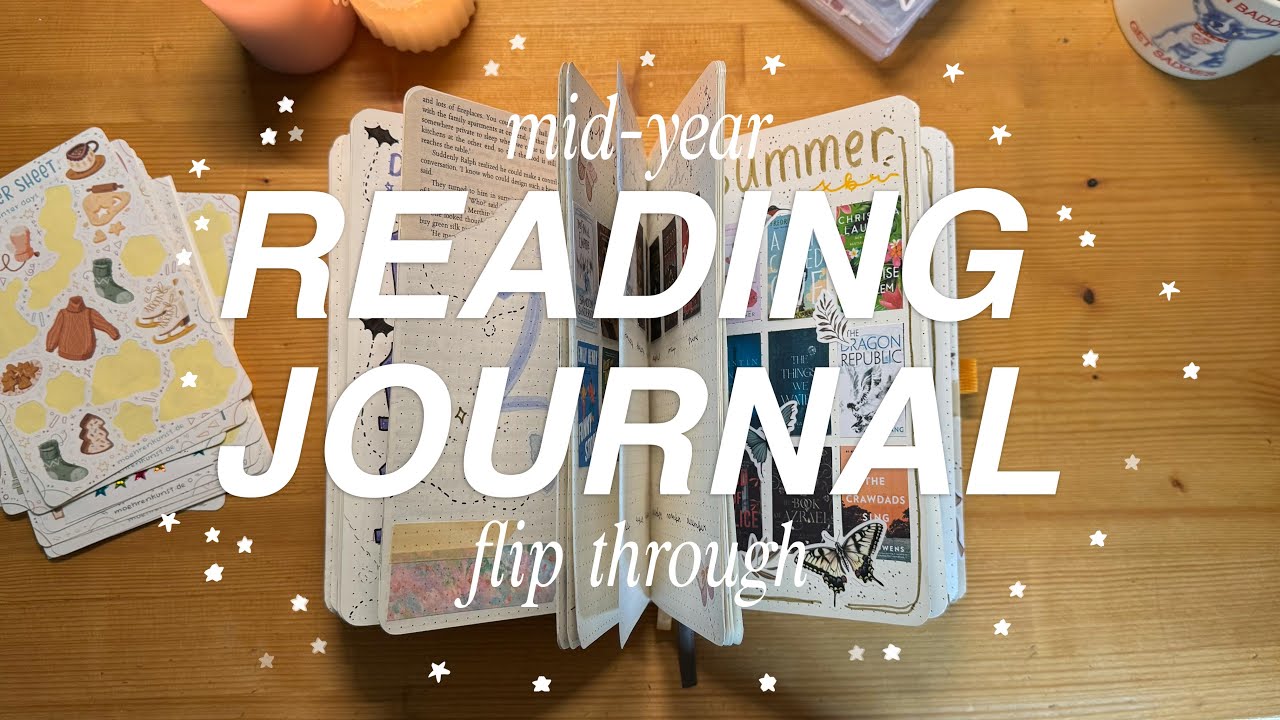my mid-year reading journal flip through 📖
