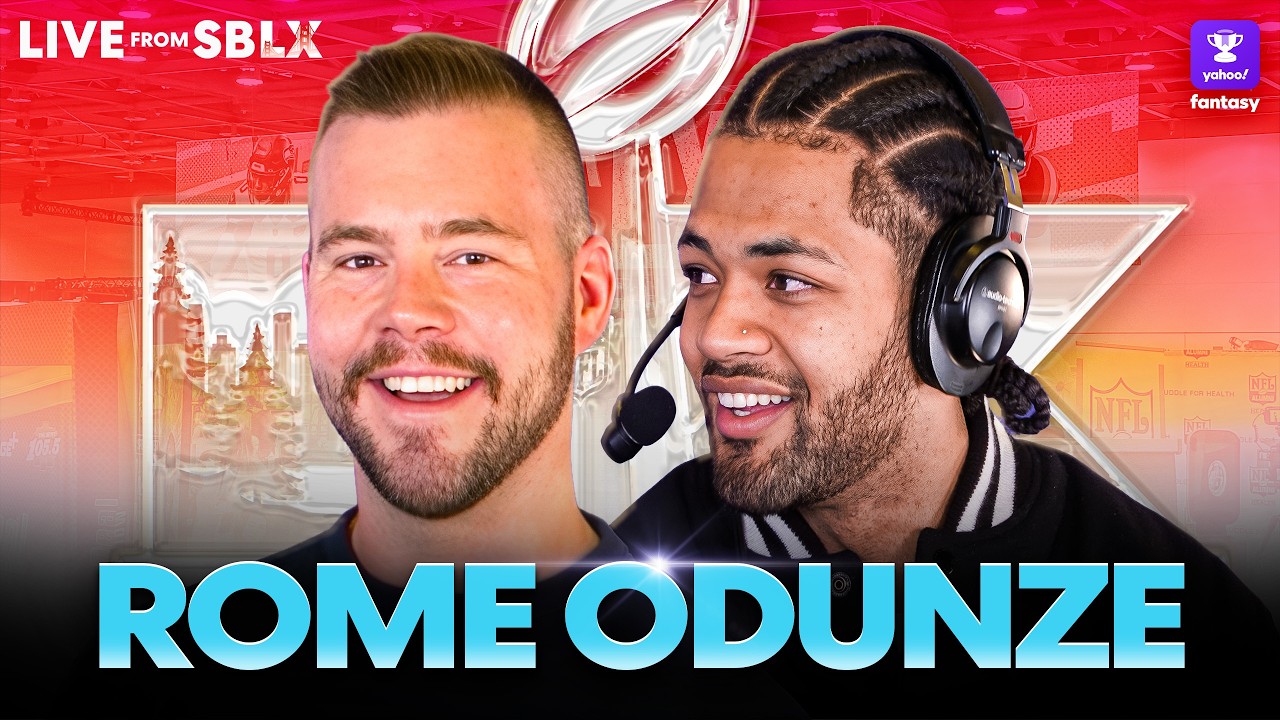 LIVE From Radio Row: Rome Odunze Thinks Luther Burden & Colston Loveland Make The LEAP In 2026
