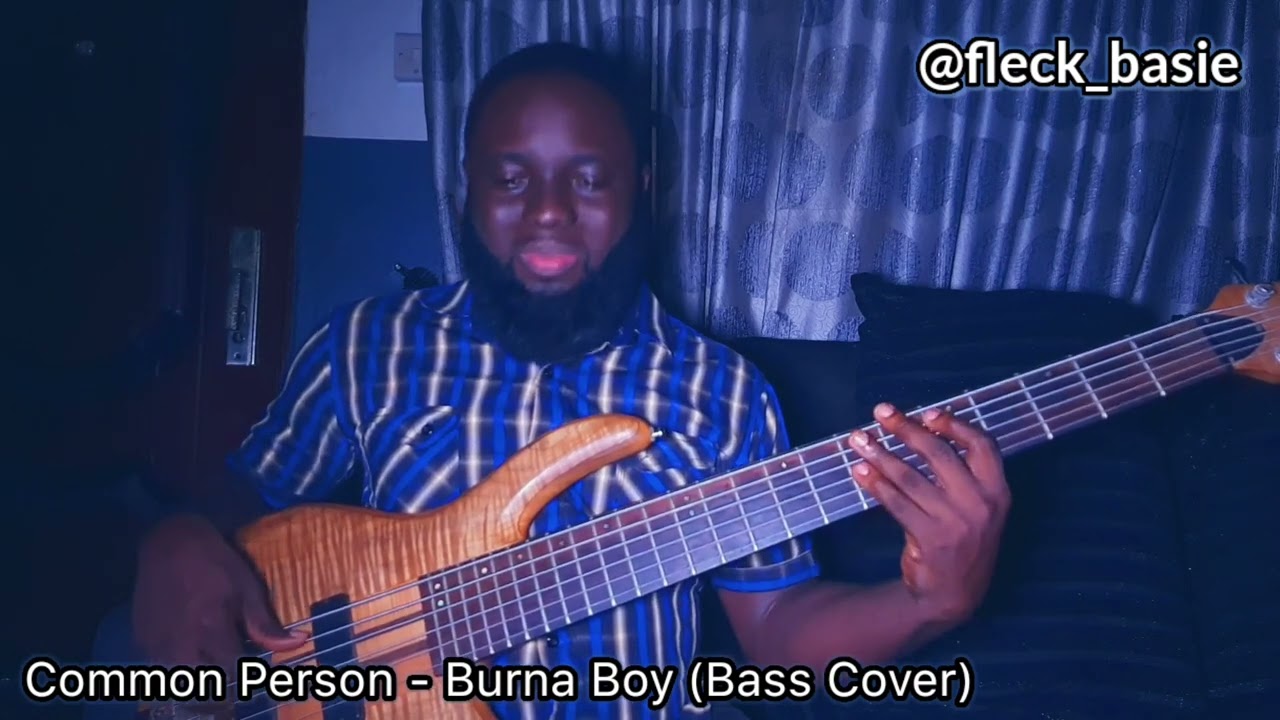 Common Person - @BurnaBoy (Bass Cover)