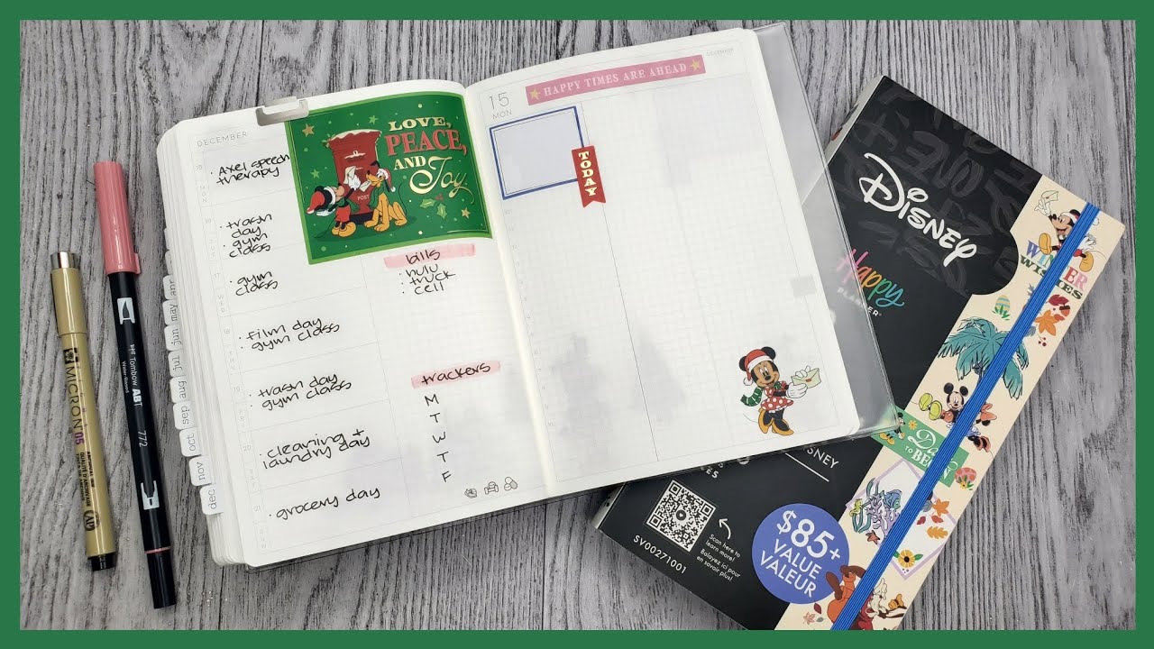 Plan With Me | Happy Planner: Disney Classics | Aura Estelle B6 Classic Daily