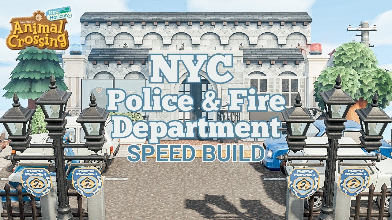 NYC Police & Fire Department | Speed Build | Animal Crossing: New Horizons