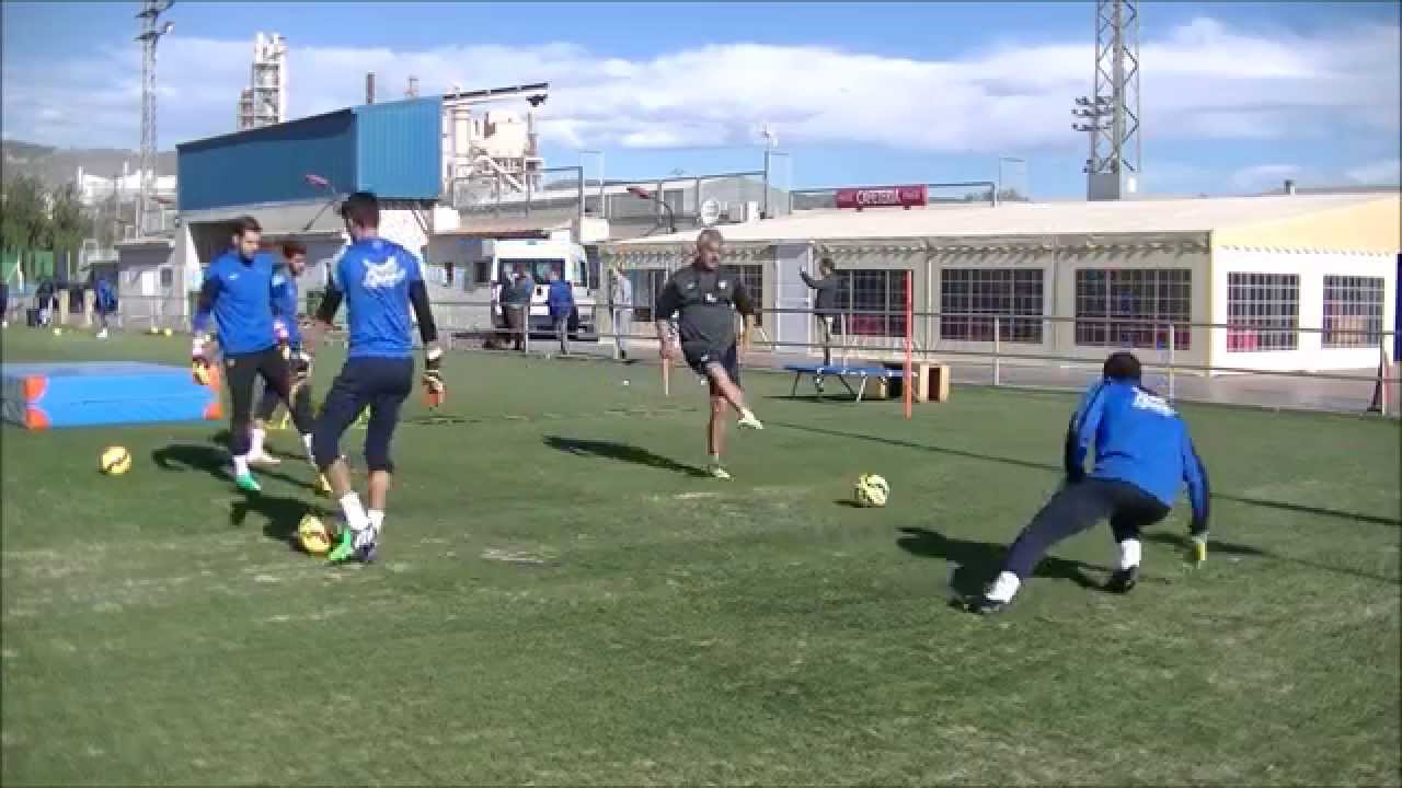 calentamiento porteros