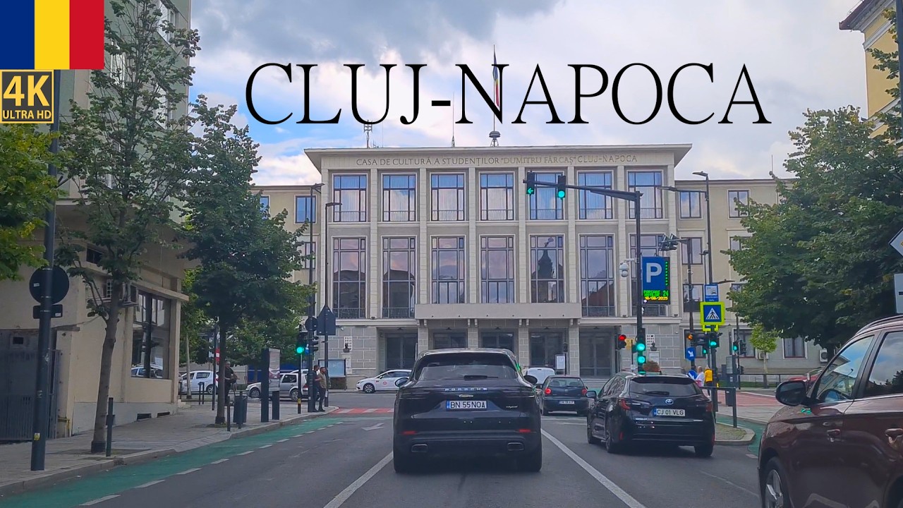 4K City Drive Cluj-Napoca Part 2 - Cluj Transilvania Romania 4K
