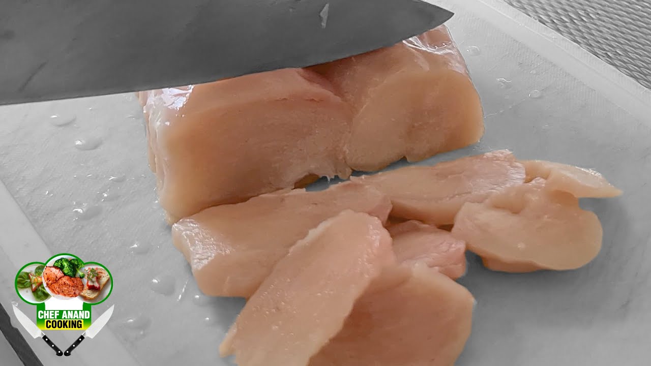 KIPFILET SNIJDEN | CHICKEN FILET CUTTING TECHNIQUE | Chef Anand Cooking