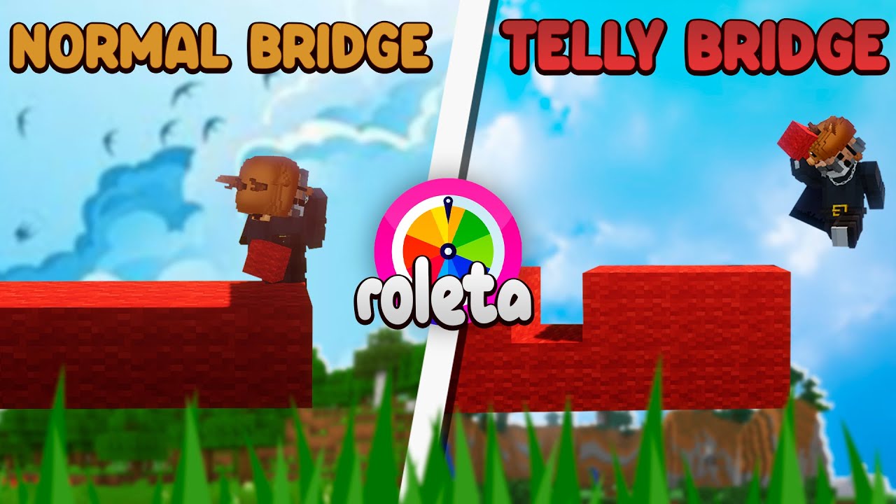 BEDWARS mas a cada CAMA QUEBRADA uma ROLETA escolhe minha PONTE (MushMC)