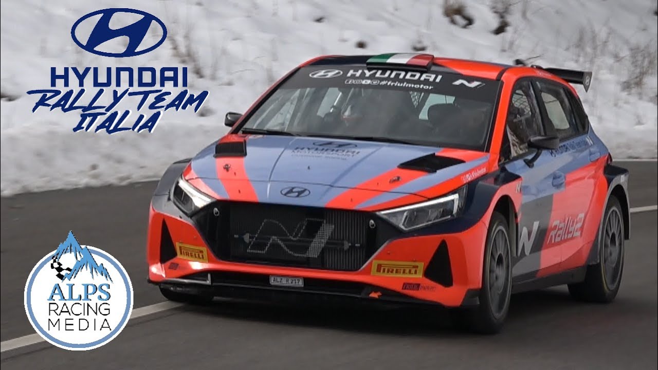 HYUNDAI RALLY TEAM ITALIA Test Day 2023 | Verzegnis - Hyundai i20 Rally2 [HD]