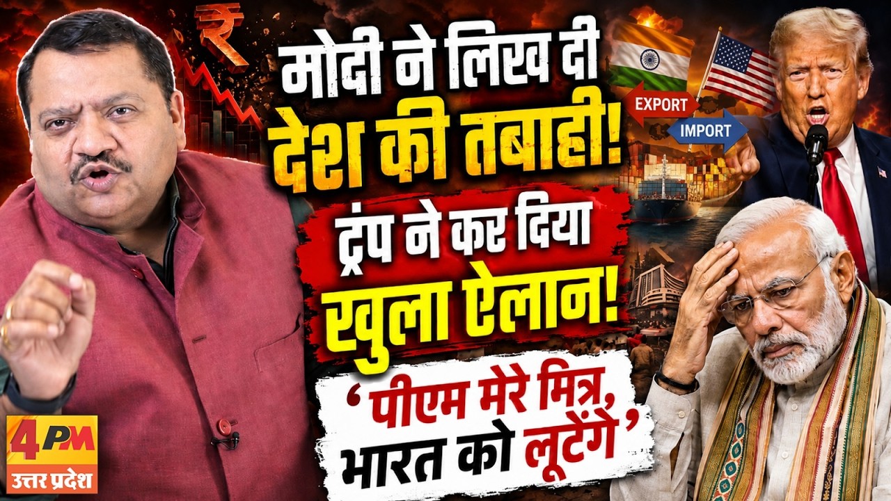 मोदी की दोस्ती में देश का भारी नुकसान, ट्रंप के बयान से बवाल! Modi || Trump