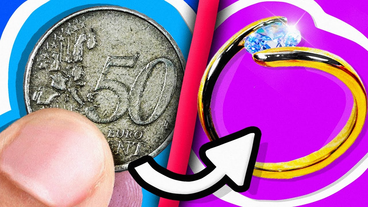 Je fais une bague avec une pièce de 50 centimes