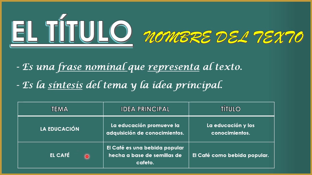 ELEMENTOS DEL TEXTO
