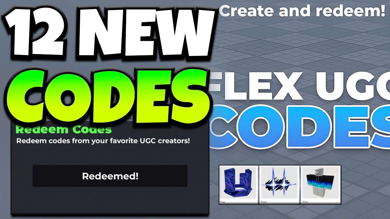 *НОВЫЕ КОДЫ* ​​ВСЕ НОВЫЕ РАБОЧИЕ КОДЫ ДЛЯ FLEX UGC В ИЮНЕ 2026 ГОДА! КОДЫ ROBLOX FLEX UGC! ROBLOX