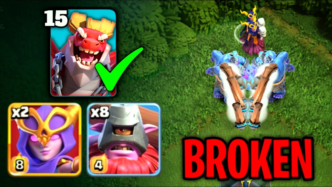 Spam thrower attack strategy with Dragon duke is insane | army never die |clash of clans